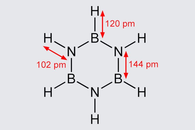 Unterschied Borazin Benzol