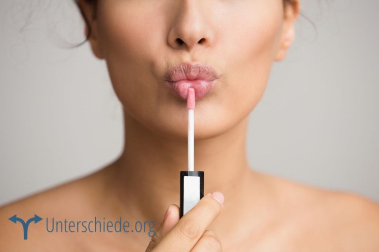 Was ist der Unterschied zwischen Lipgloss und Lippenstift? Unterschiede